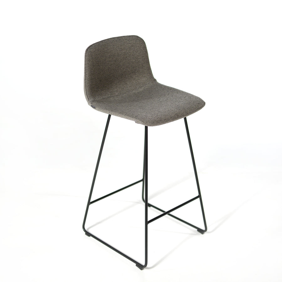 Inclass Varya Tapiz, Sled Base Stool, Onix 59, top, © Spencer Interiors Inc.