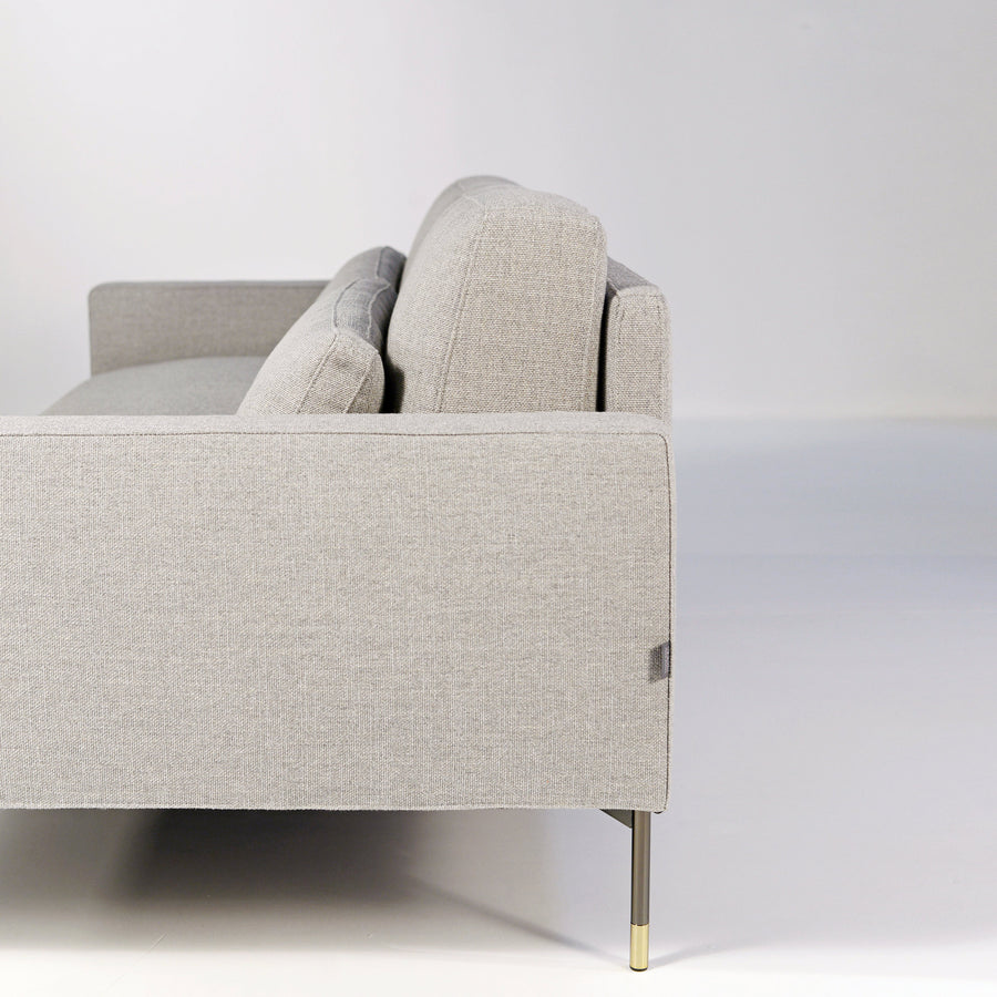 Vibieffe 110 Modern Sofa in fabric Raz04, detail, © Spencer Interiors Inc.
