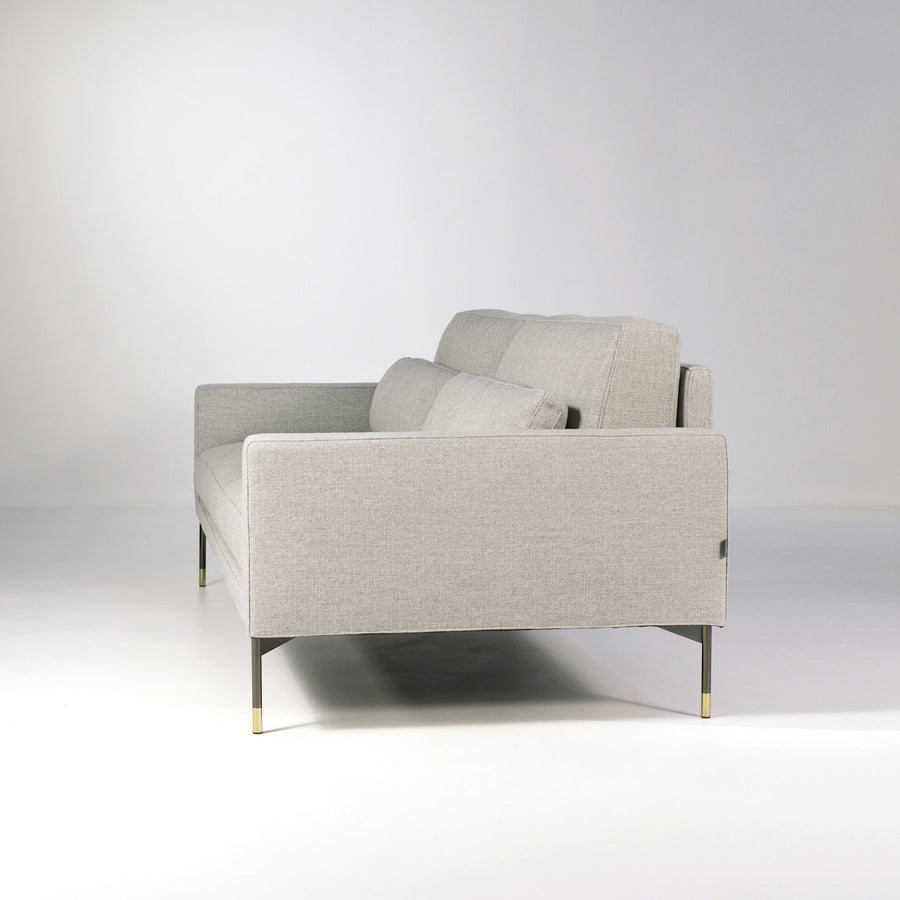 Vibieffe 110 Modern Sofa in fabric Raz04, profile turned, © Spencer Interiors Inc.