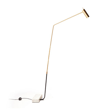 Vibieffe Stelo Floor Lamp 173 with marble base, made in Italy
