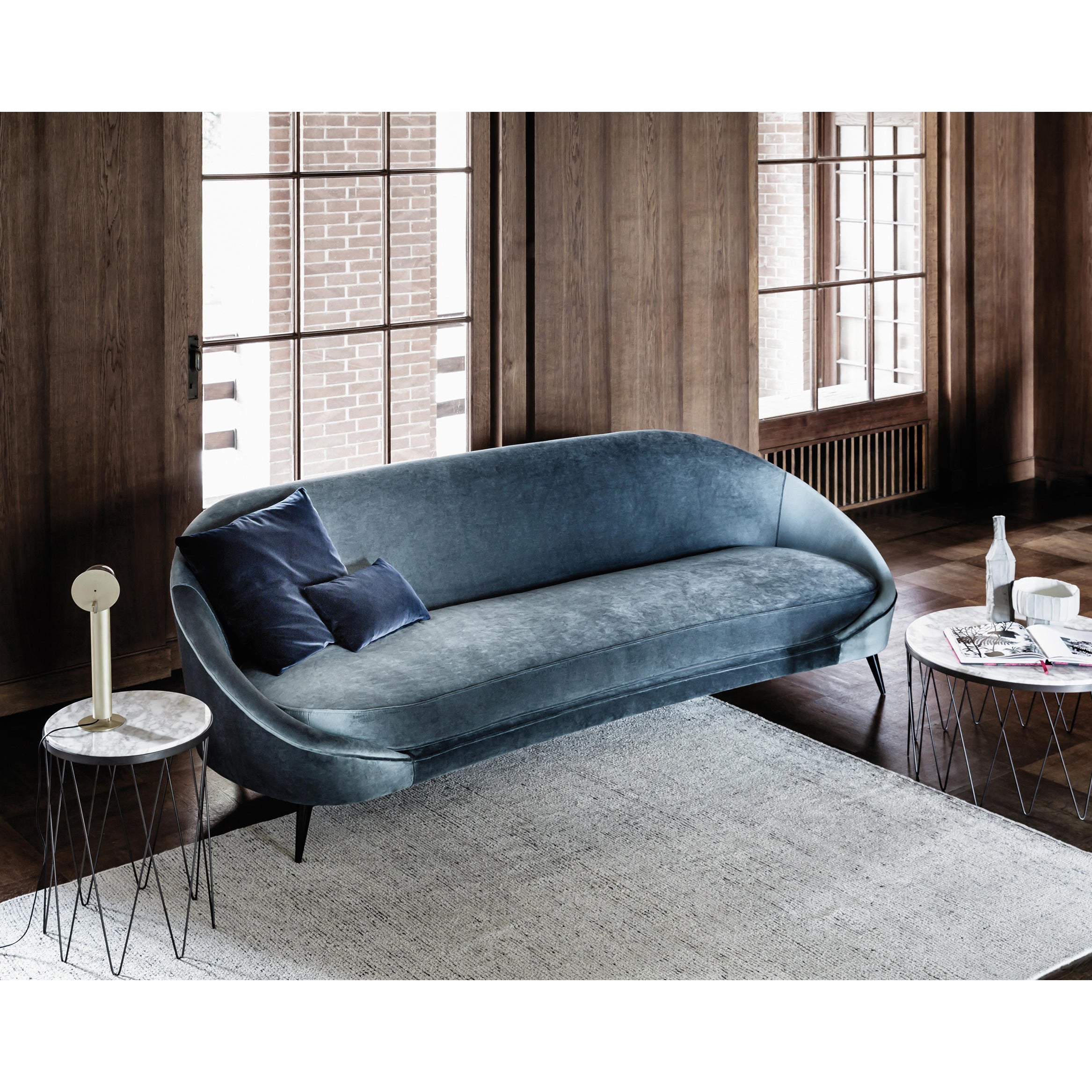 Divano 20 Euro Vibieffe Nido Curved Sofa Made In Italy – Spencer