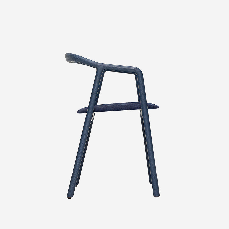 WOAK Brioni Chair in Blue Oak, profile