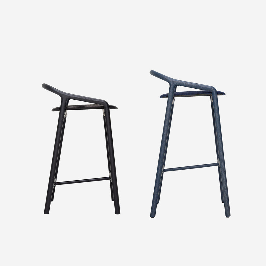 WOAK Brioni Stools in solid Wood, profiles