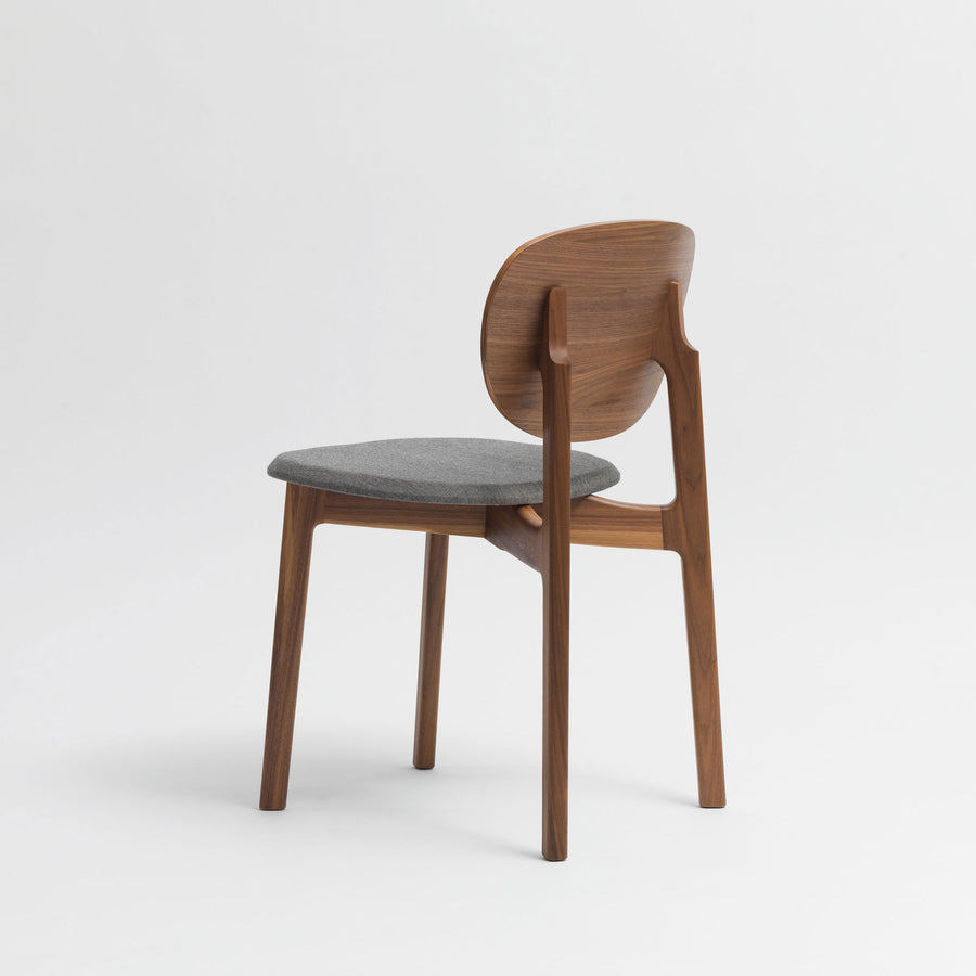 Zeitraum Zenso Chair in Walnut, back turned